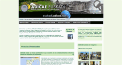 Desktop Screenshot of euskadi.adicae.net