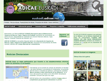 Tablet Screenshot of euskadi.adicae.net