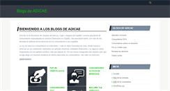 Desktop Screenshot of blog.adicae.net