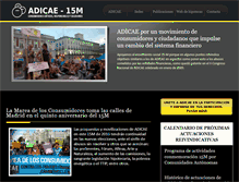 Tablet Screenshot of movimiento15m.adicae.net